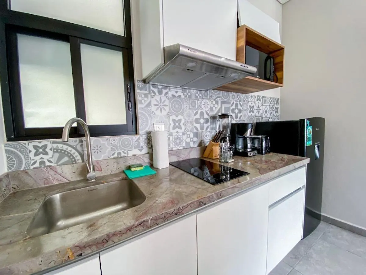 Lägenhet Shiny Studio On 5Th Ave With Pool And Gym Steps To Beach Playa del Carmen
